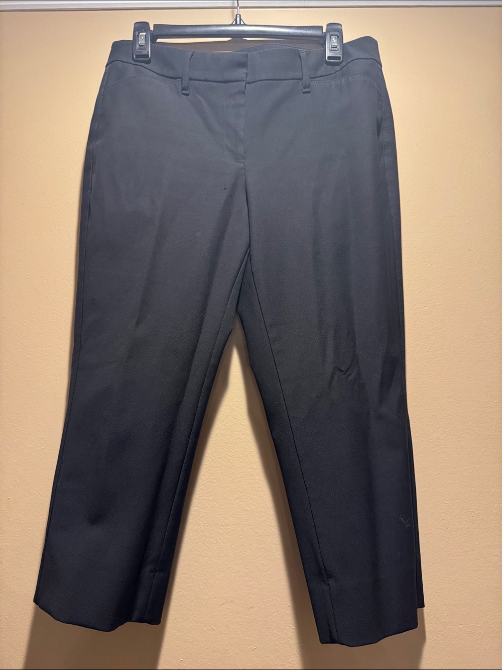 White House Black Market Black Cropped Dress Pants